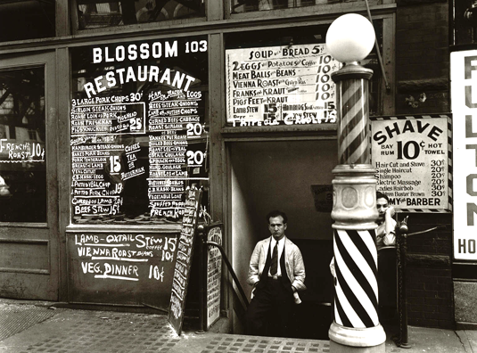 Berenice Abbott Blossom Restaurant Berenice Abbott: Untitled (Blossom Restaurant, 103 Bowery)